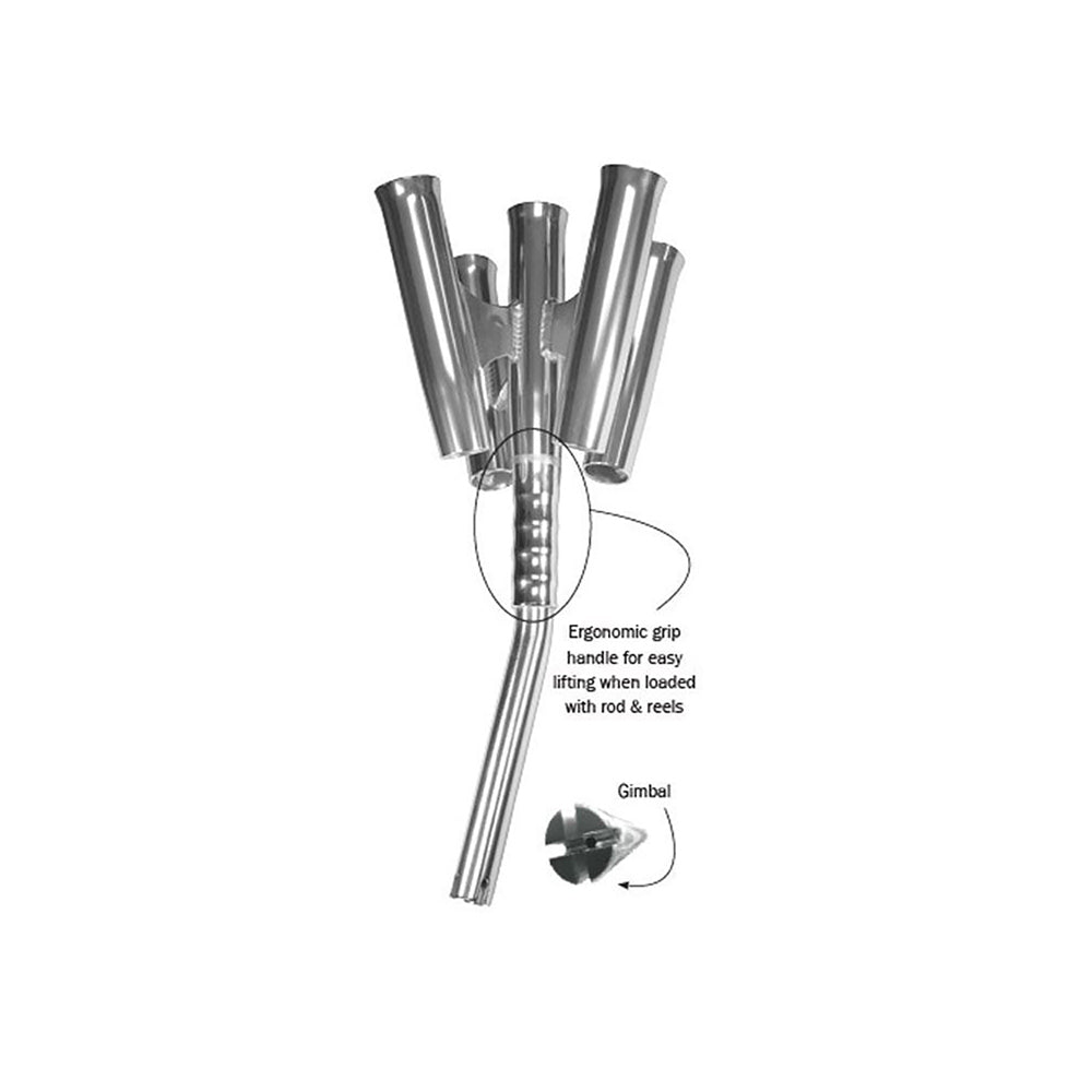 TACO Olympic 5-Rod Holder Cluster [F31-0790BXY-1] 4