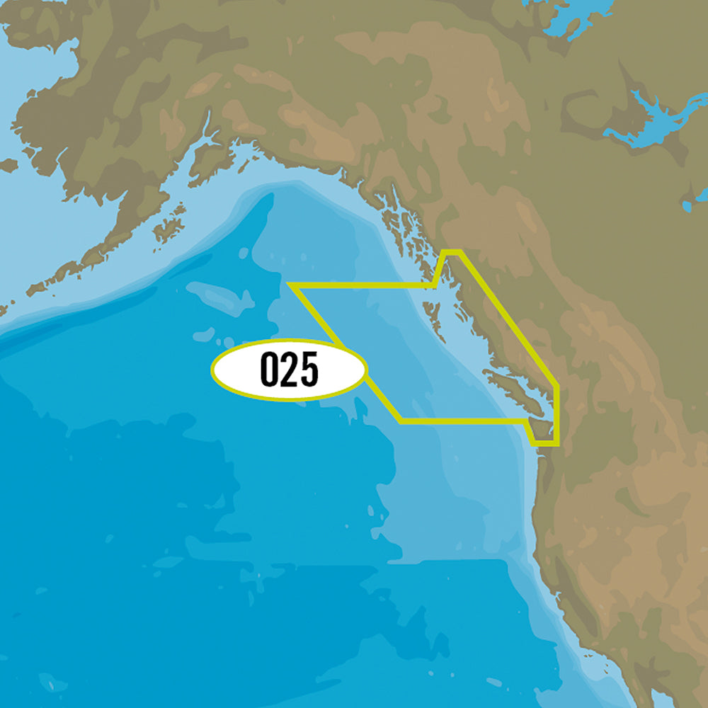 C-MAP 4D NA-D025 - Canada West Including Puget Sound [M-NA-D025-MS] 1