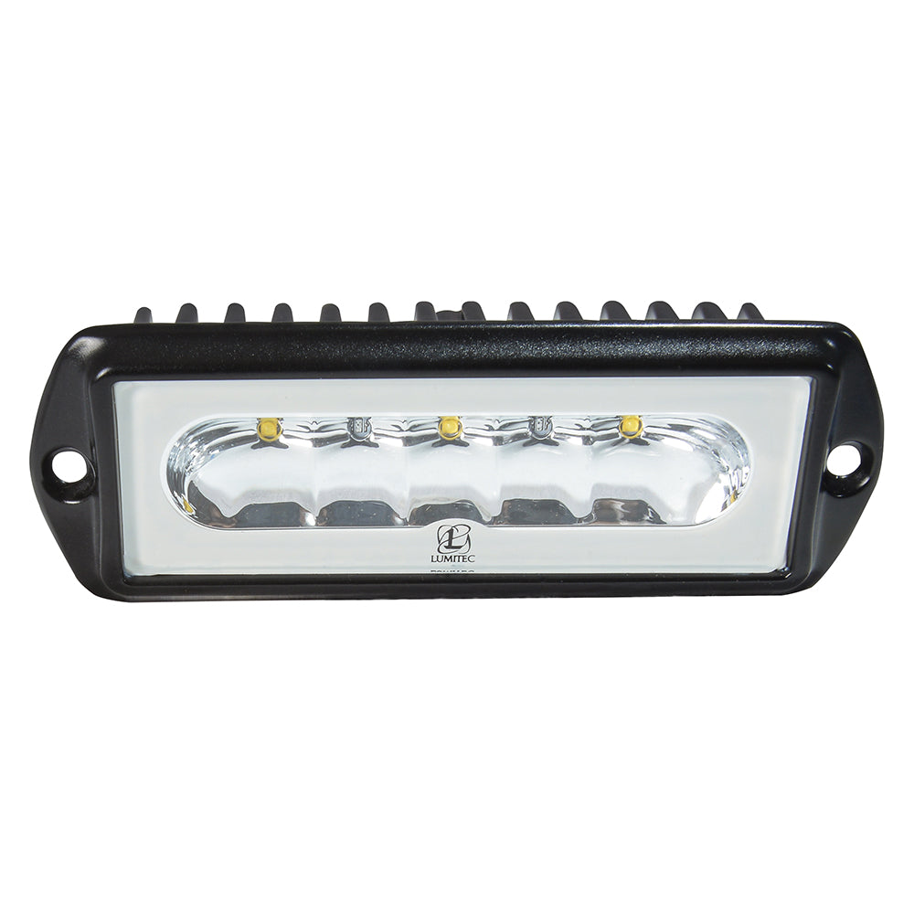 Lumitec Capri2 - Flush Mount LED Flood Light - Black Housing - 2-Color White/Blue Dimming [101186] 3