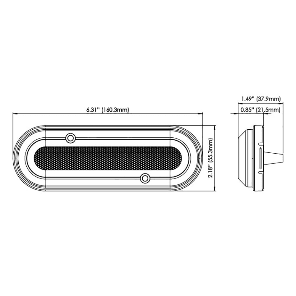 OceanLED M6 Gen2 Mast Light - Surface Mount - Warm White [011204WW] 4