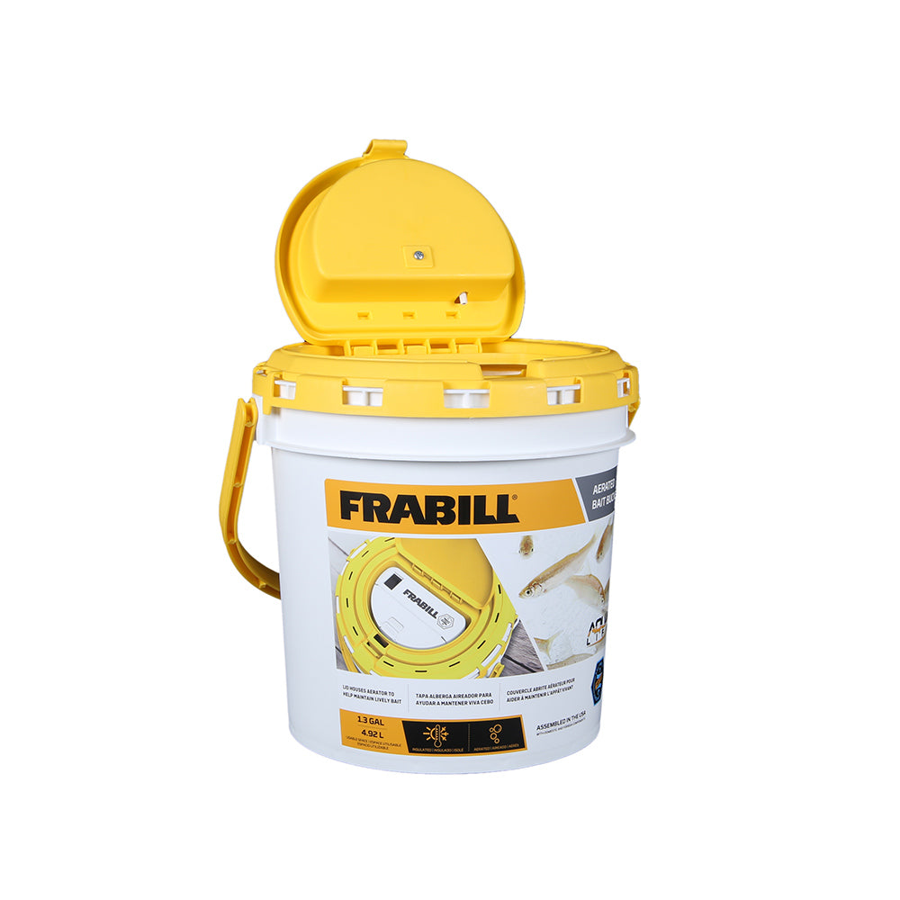 Frabill Dual Fish Bait Bucket w/Aerator Built-In [PMC4825] 3