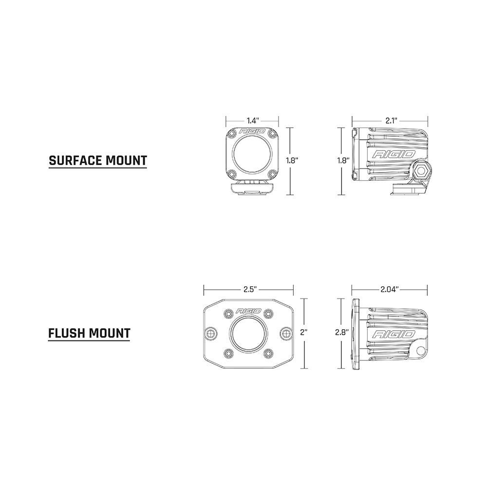 RIGID Industries Ignite Surface Mount Flood - Single - Black [20521] 2