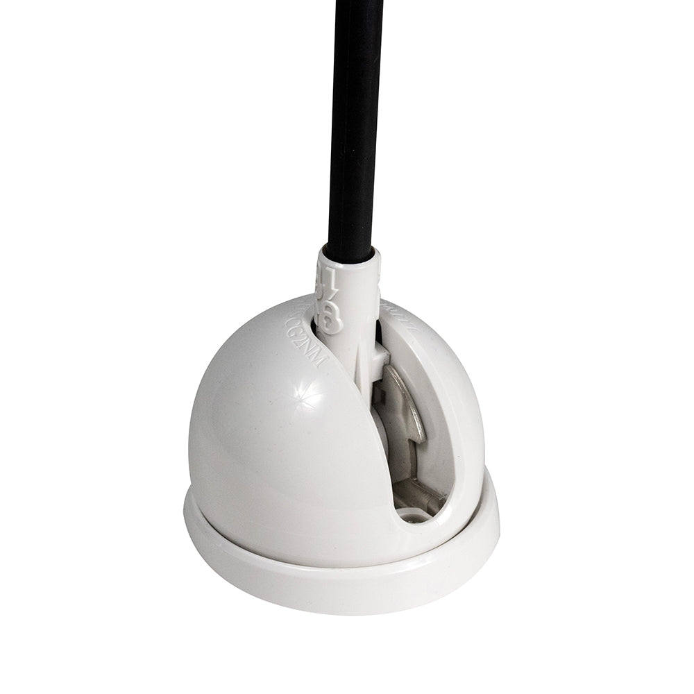 Lumitec Contour Anchor Light - 39" - Black Shaft White Base [101584] 3