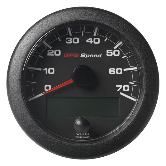 Veratron 3-3/8" (85mm) OceanLink GPS Speedometer - Black Dial  Bezel (0-70 K/MPH/KMH) [A2C1351990001]