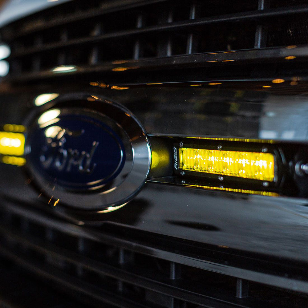 RIGID Industries 6" SR-Series SAE Compliant Fog Light - Black w/Yellow Light [906704] 3