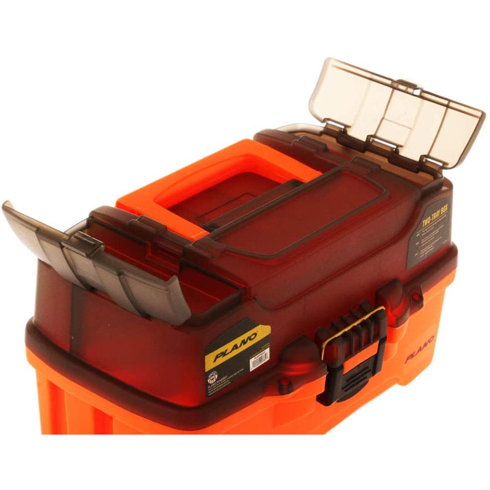 Plano 2-Tray Tackle Box w/Dual Top Access - Smoke  Bright Orange [PLAMT6221] 3