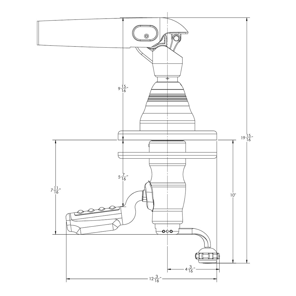 TACO GS-500 Grand Slam Outrigger Mounts *Only Accepts CF-HD Poles [GS-500] 3