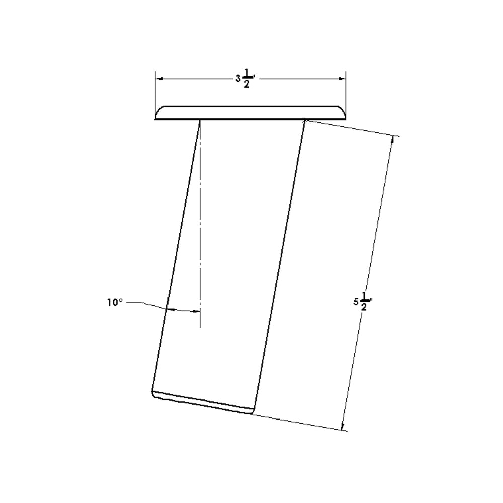 TACO Flush Mount Rod Holder 10 - Deluxe Anodized Finish [F31-0702BXY] 3