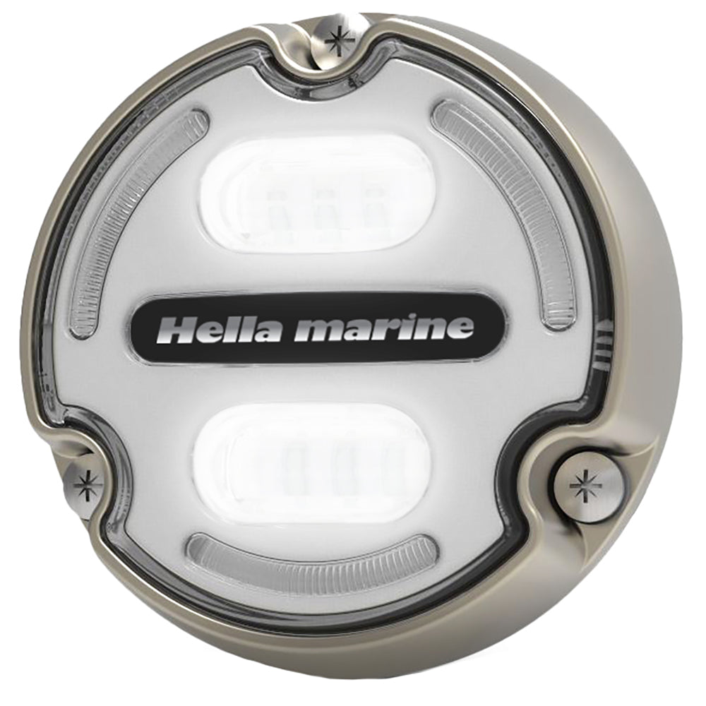 Hella Marine Apelo A2 Blue White Underwater Light - 3000 Lumens - Bronze Housing - White Lens w/Edge Light [016147-101] 4