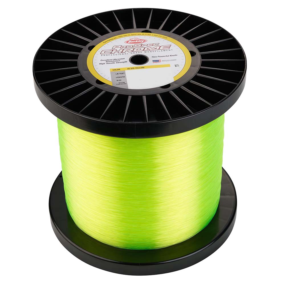 Berkley ProSpec Chrome Hi-Vis Yellow Monofilament - 60 lb - 4750 yds - PSC5B60-HVY [1543432] 1