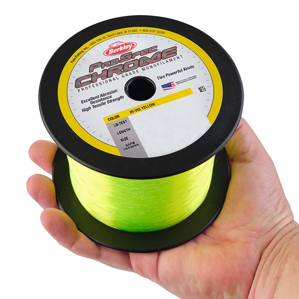 Berkley ProSpec Chrome Hi-Vis Yellow Monofilament - 40 lb - 1000 yds - PSC1B40-HVY [1543667] 3
