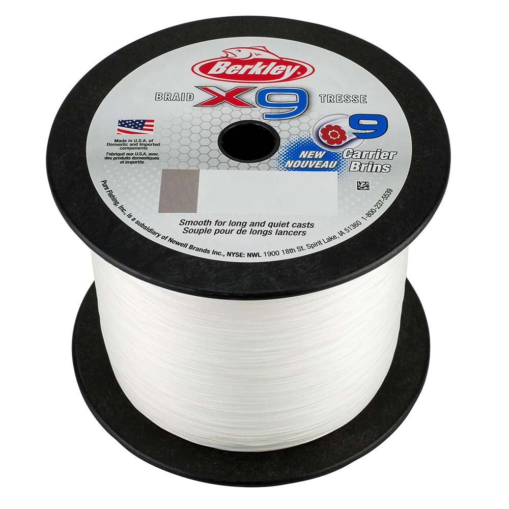 Berkley x9 Braid Crystal - 8lb - 2188 yds - X9BBK8-CY [1486907] 1