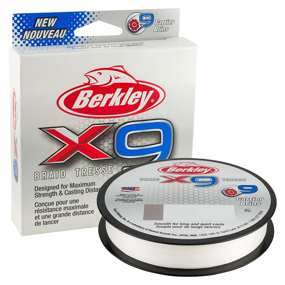 Berkley x9 Braid Crystal - 10lb - 164 yds - X9BFS10-CY [1486884] 1