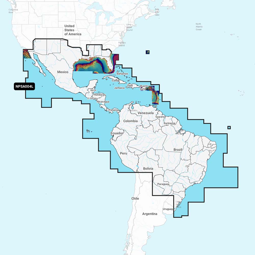 Navionics Platinum+ NPSA004L - Mexico, Caribbean to Brazil [010-C1364-40] 1