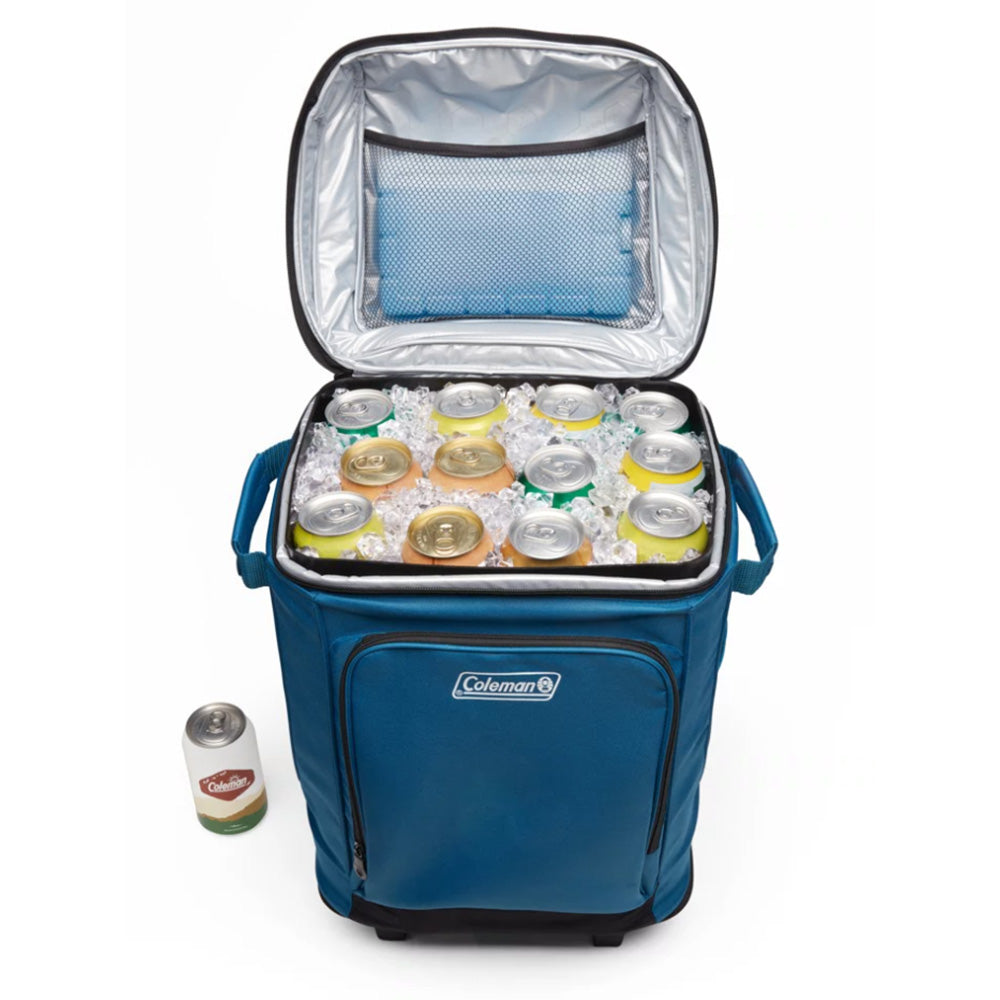 Coleman CHILLER 42-Can Soft-Sided Portable Cooler w/Wheels - Deep Ocean [2158120] 3