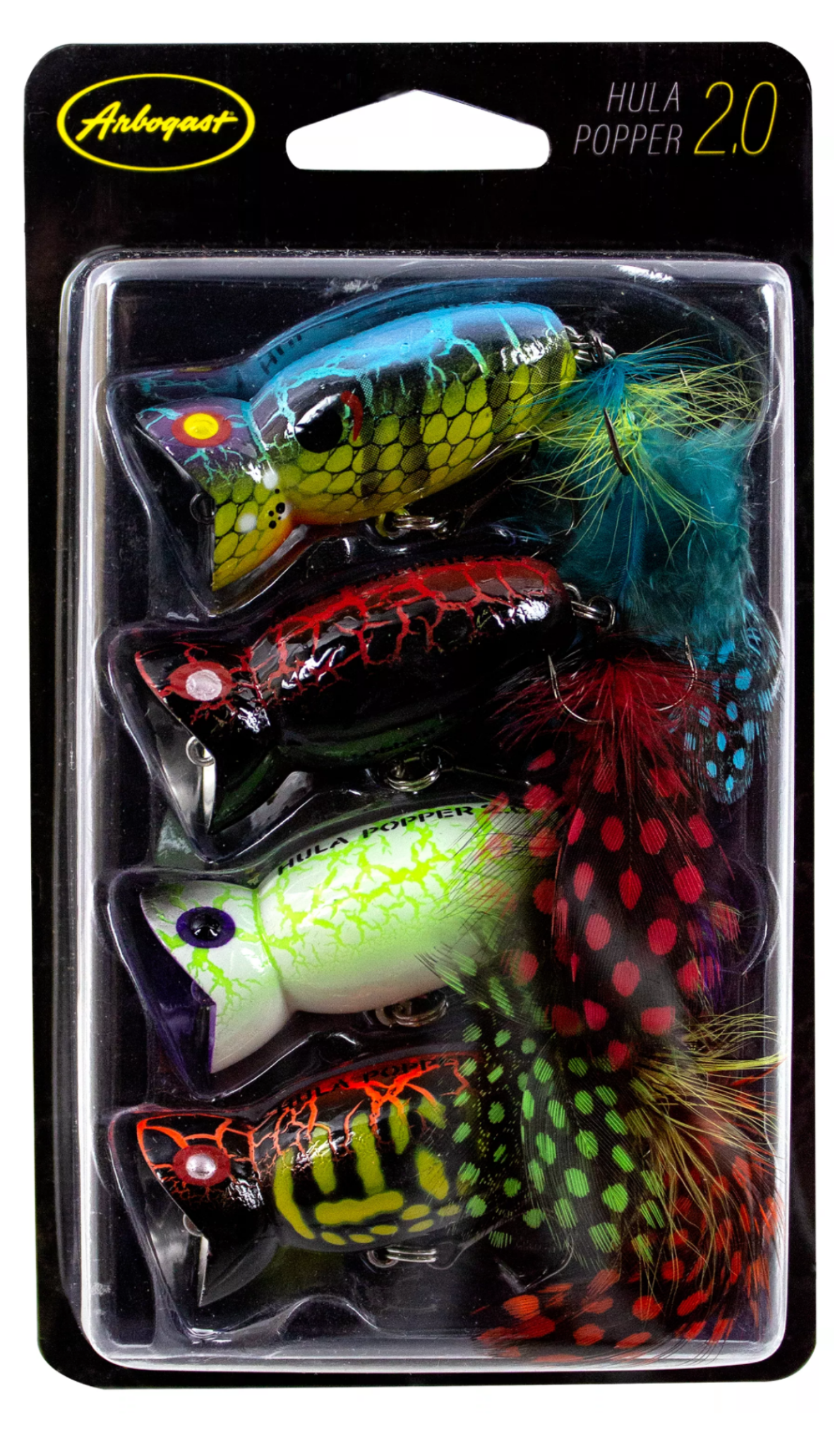 Arbogast Hula Popper 2.0 Kit 4pk. 1