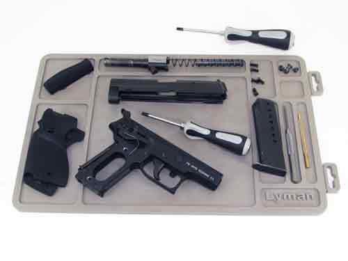 Lyman Pistol Maintenance Mat - Syn Rubber 15.75"x10" Flat