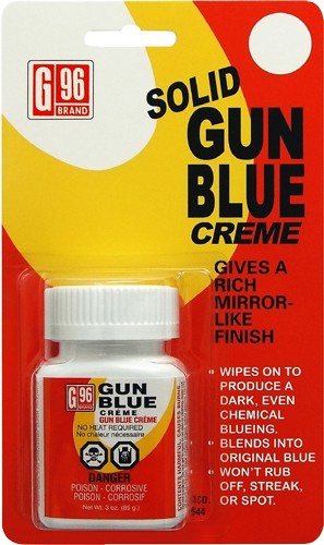 G96 Case Pack Of 12 Gun Blue - Creme 3oz. Blister Packed