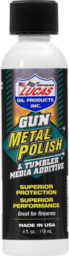 Lucas Oil 4oz Gun Metal Polish - Tumbler Media Additive Liquid