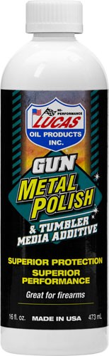 Lucas Oil 16oz Gun Metal Polsh - Tumbler Media Additive Liquid