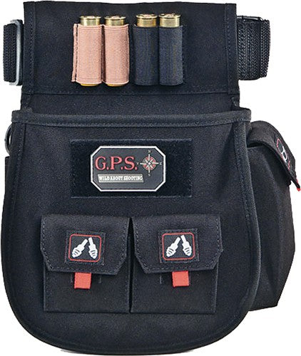 Gps Deluxe Shell Pouch - W- Twin Pouches & Web Belt Blk