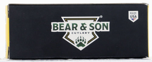 Bear & Son Slip Joint Folder - 1.5" Black-ss Alumimun Handle