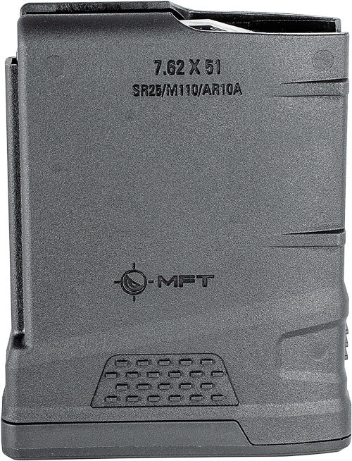 Mft Magazine Ar10-sr25 7.62x51 - .308 Win 10rd Black Polymer