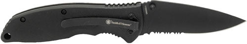 S&w Knife Clip Folder 3.25" - Blade W-free Keychain Btl Opnr