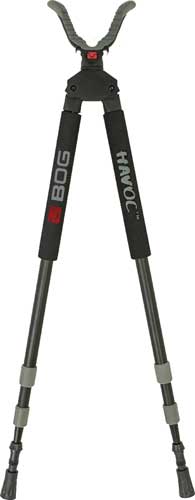 Bog Havoc Shooting Stick - Bipod Black
