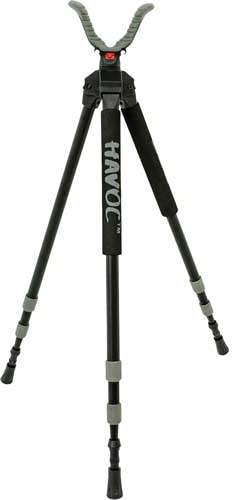 Bog Havoc Shooting Stick - Tripod Black
