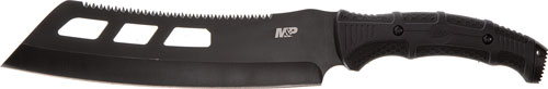 S&w Knife M&p Cleaver Machete - 10" Sawback W-synthetic Sheath