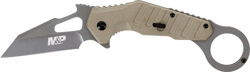 S&w Knife M&p Extreme Ops 3" - Karambit Spring Assist Fde