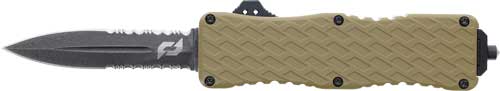 Schrade Knife Uproar D-a Otf - 3" D2 Bayonet Point Fde-black