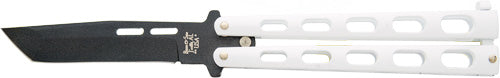 Bear & Son Butterfly Knife - 3.58" White Tanto Blade