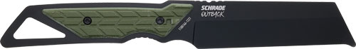 Schrade Knife Outback Cleaver - Fixed 3.6" Black-green