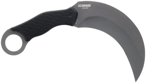 Schrade Knife Boneyard 5.2" - Fixed Karambit Matte Ss-black