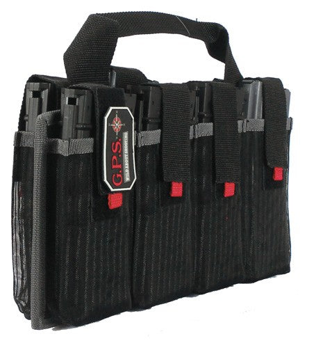 Gps Ar Magazine Tote - Holds 8-ar Style Mags Black