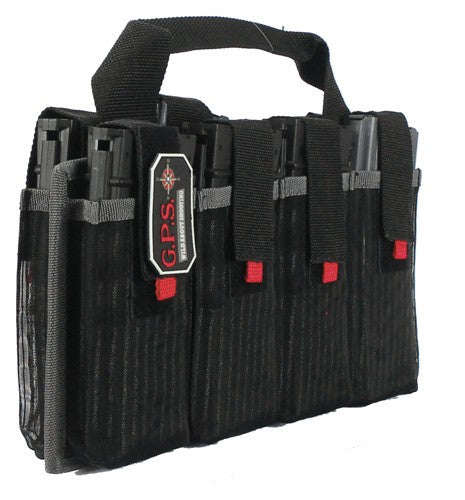 Gps Ar Magazine Tote - Holds 8-ar Style Mags Black