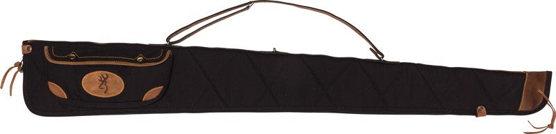 Browning Lona Canvas Gun Case - 52" Black-brown Trim W-sling