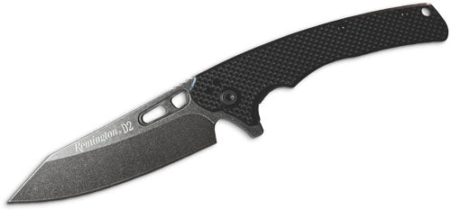 Remington Cutlery Edc Coping - 4" Folder G10 Blk-stone Washed