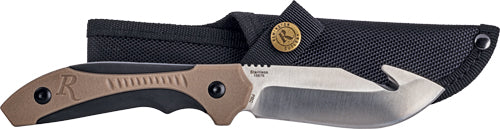 Remington Cutlery Sportsman - 8" Skinner W-gut Hook Tan-ss