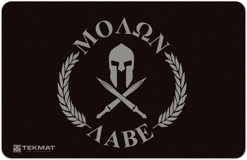 Tekmat Armorers Bench Mat - 11"x17" Molon Labe Flag