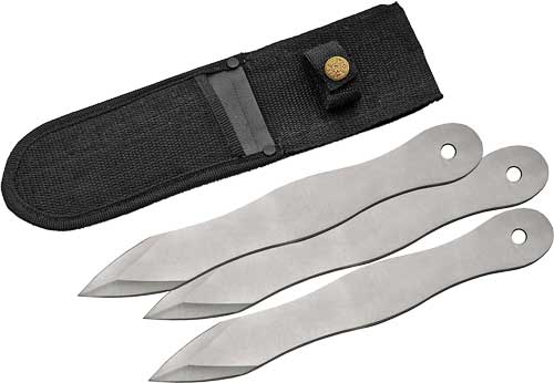 Szco Rite Edge 10" Throwing - Knife 3pc Set W-sheath