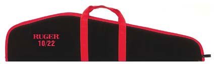 Allen Gun Case 40" Scoped - Ruger 10-22 Nylon Black-red