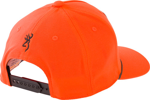 Browning Cap Pine Valley Blaze - Orange W/muley Patch Adj