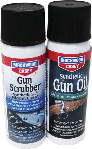 B-c Gun Scrubber-syn Gun Oil - Combo Pack 1.25oz Ea Aerosol