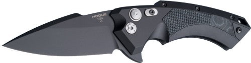 Hogue X5 3.5" Folder Spear - Point Blade Alum-g-mascus Blk