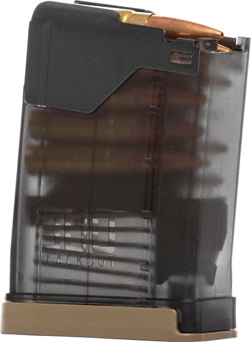 Lancer Magazine L5awm Ar-15 - .300blk 10rd Translucent Smoke