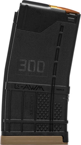 Lancer Magazine L5awm Ar-15 - .300blk 20rd Opaque Black