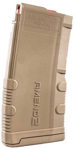 Amend2 Ar-15 Magazine 5.56x45 - 20rd Polymer Fde